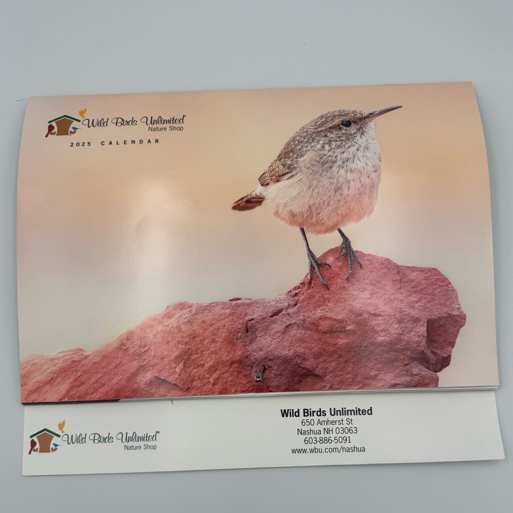 Wild Birds Unlimited 2025 Bird Photography Wall Calendar‎ Cornell BirdSpotter